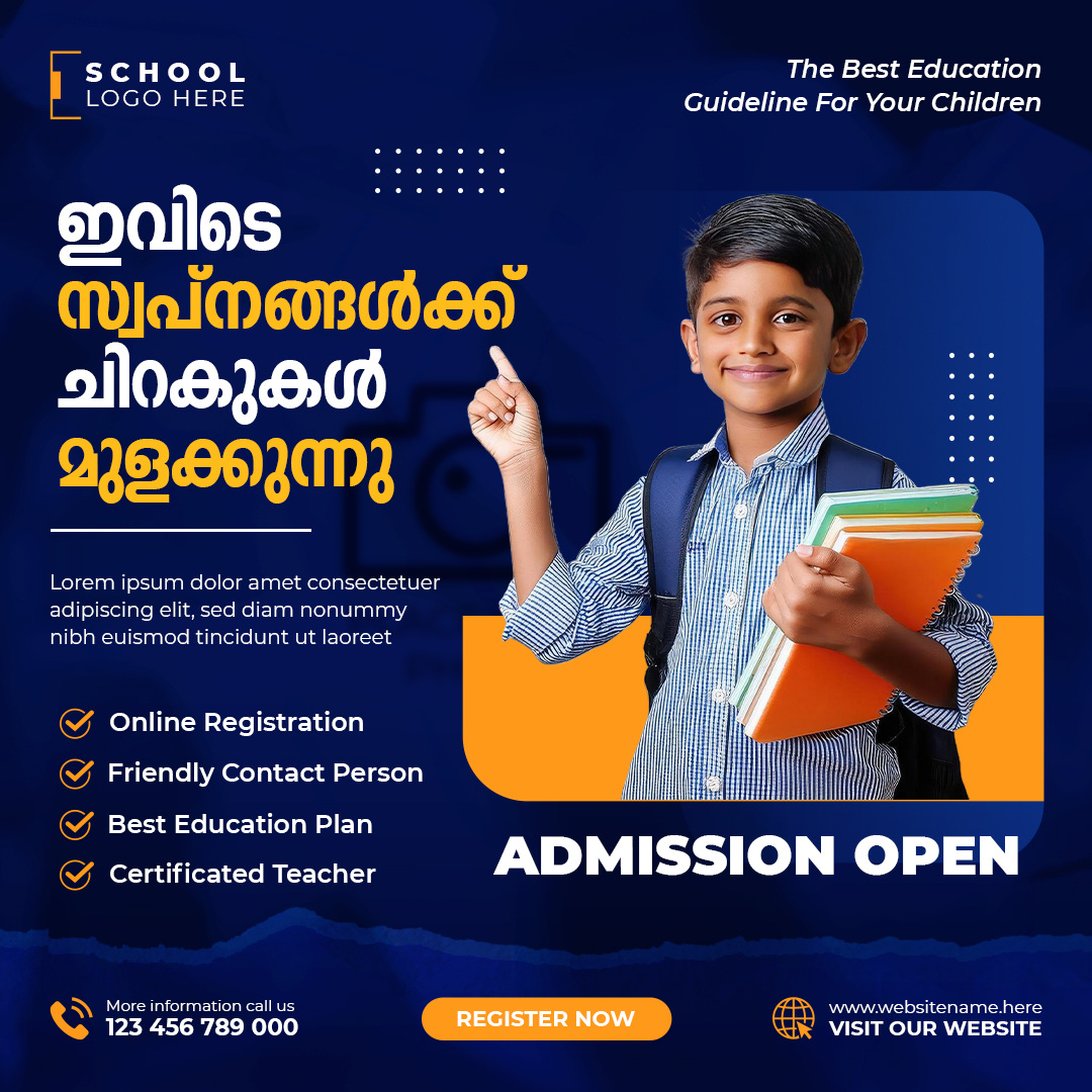 Admission open malayalam
