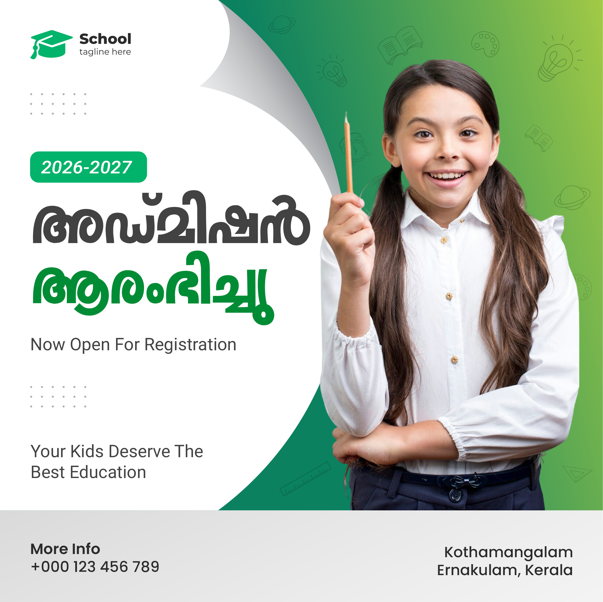 Admission open malayalam