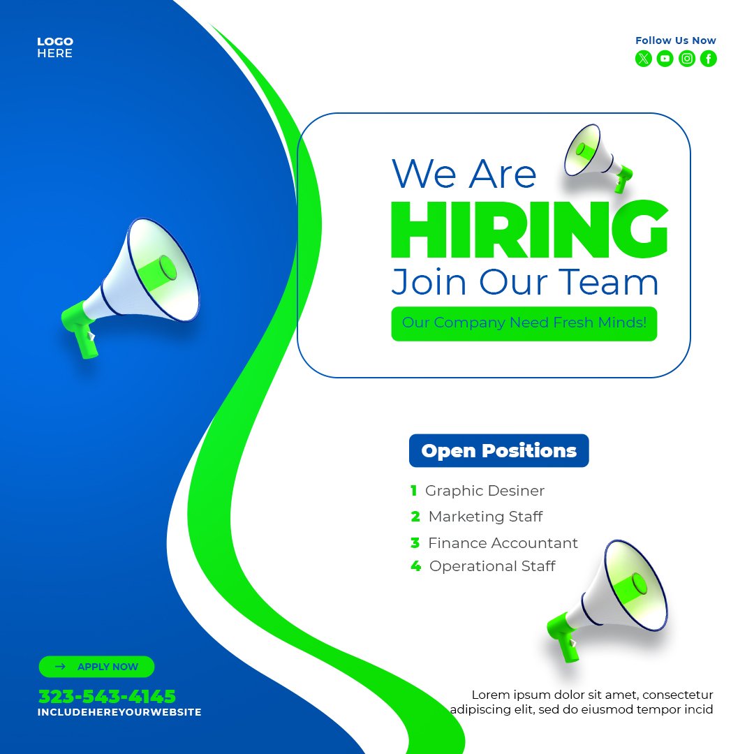 Hiring Multiple Positions