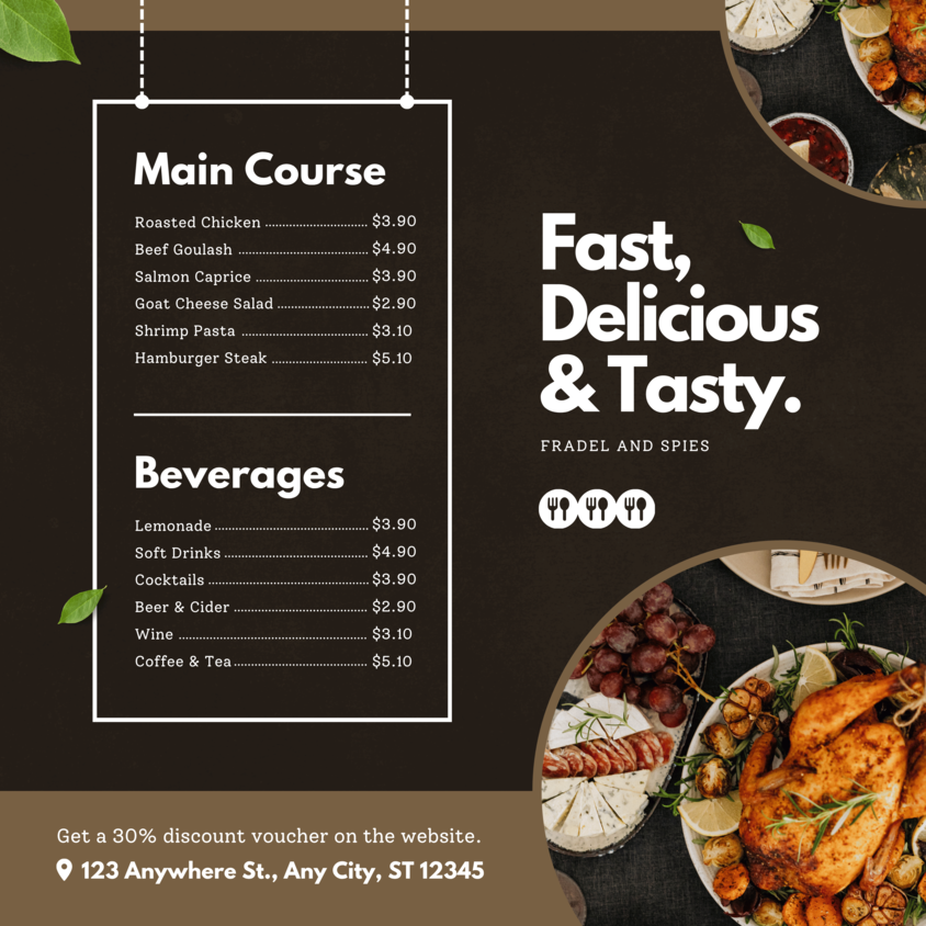 Restaurant Food Menu Special 4