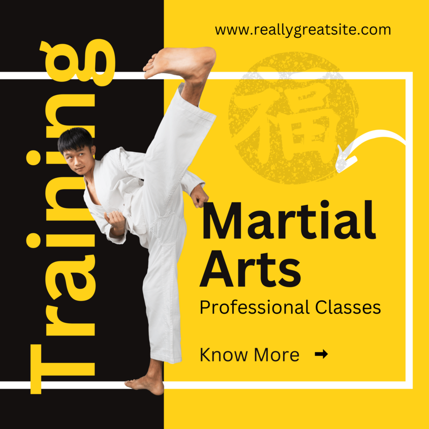 Martial Arts Class Admission Poster 1