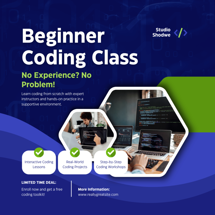 Coding Class Admission Poster 2