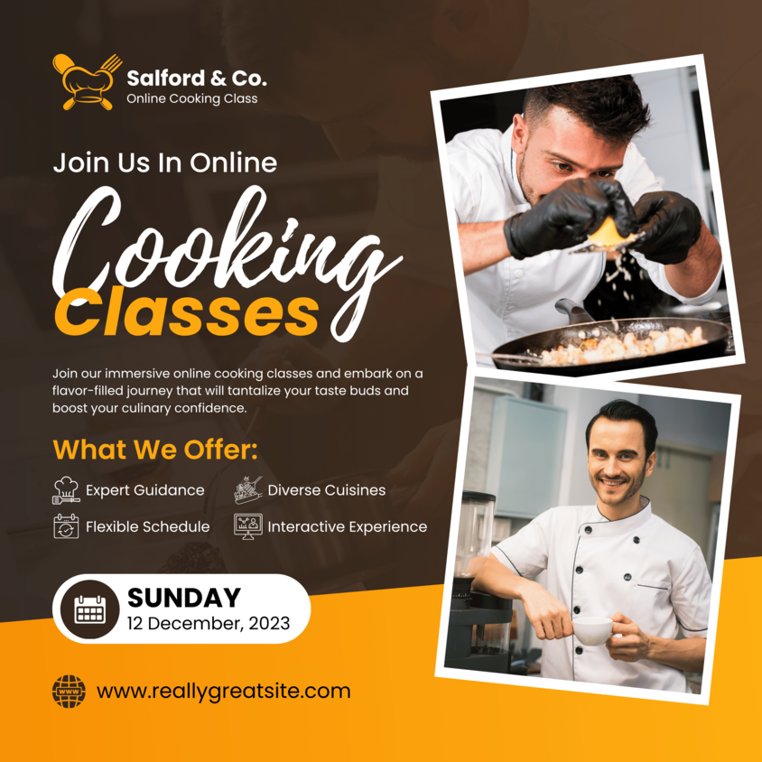Cooking Class Admission Poster 1