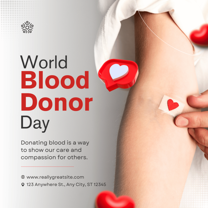 Blood Doner Day Poster 2